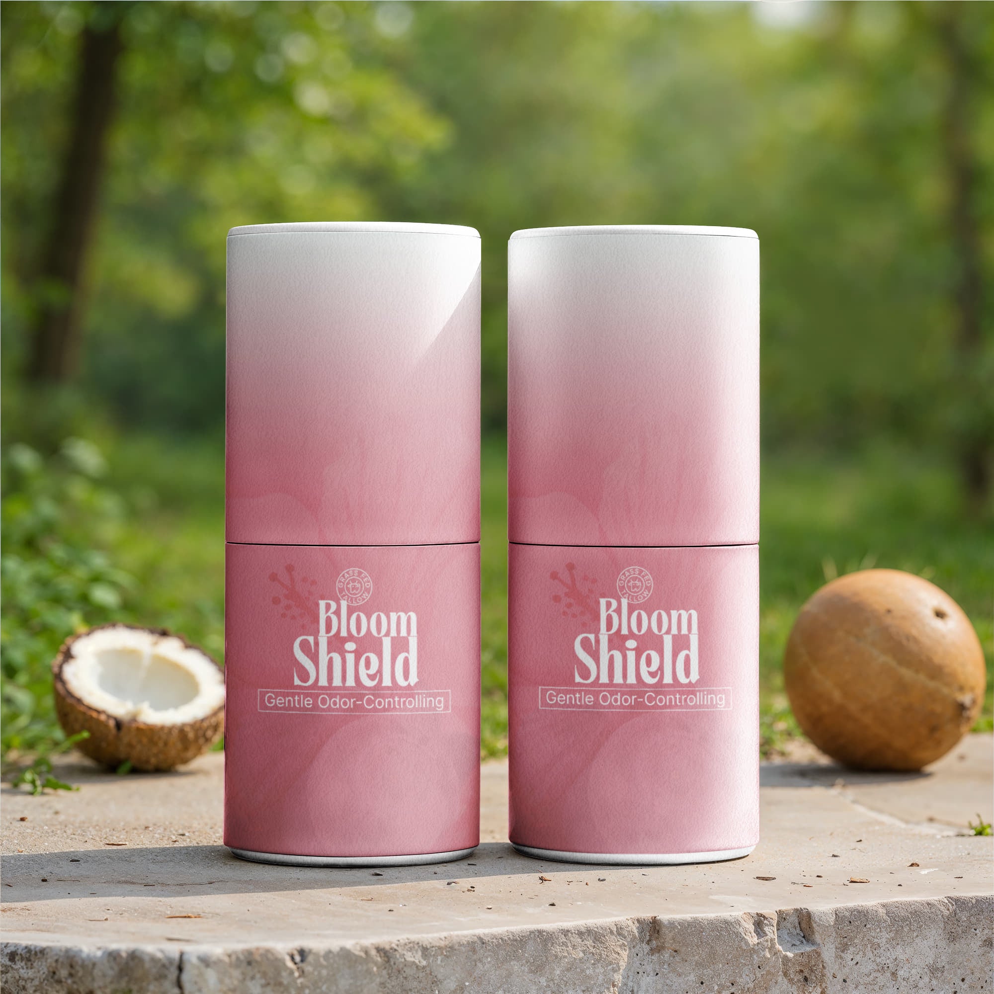 2 Pack Natural Tallow Deodorant Stick