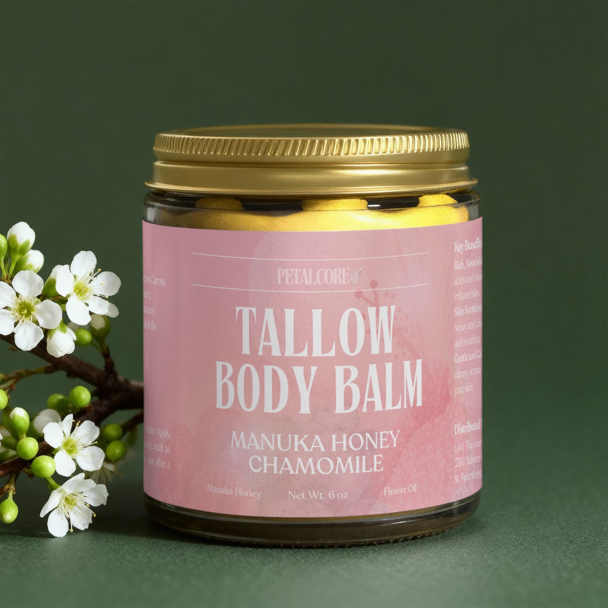 Manuka Honey Chamomile Tallow Body Balm