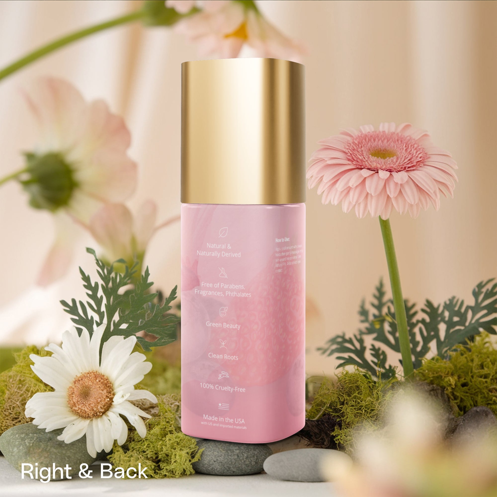 Brighten+Firm Eye Serum: Intensive Renewal Gold Cap