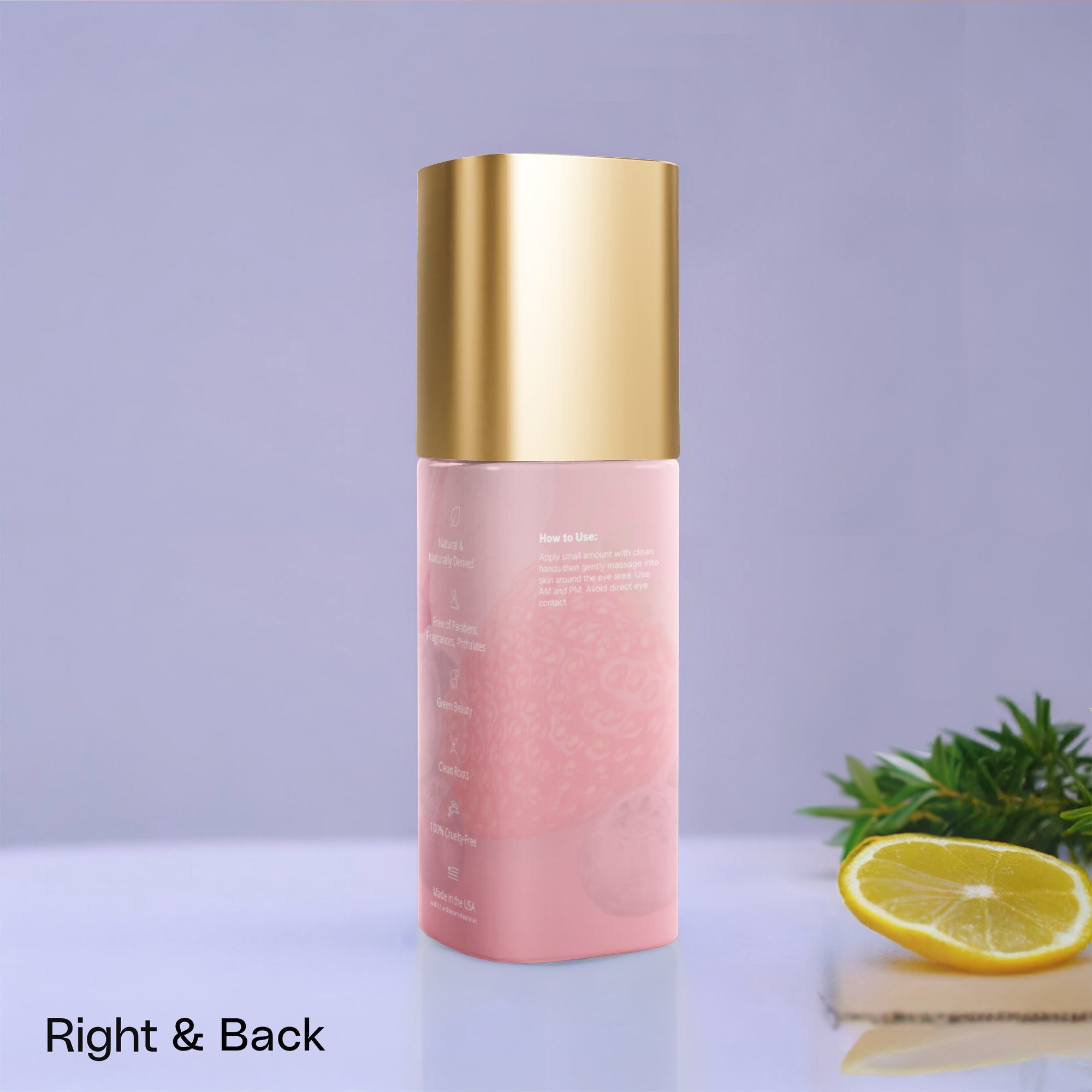 Brighten+Firm Eye Serum: Intensive Renewal Gold Cap